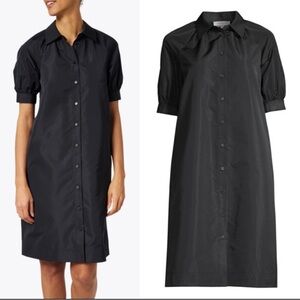 Lafayette 148 New York Brennan Short Puff-Sleeve Shirtdress size XS EUC